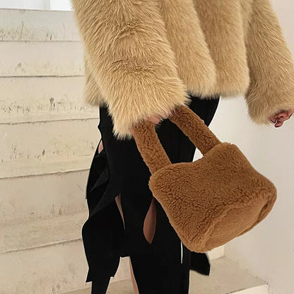 Sherpa Bucket Handbag