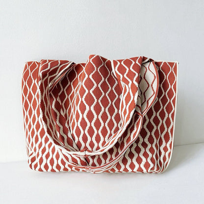 Ripple Texture Tote Bag