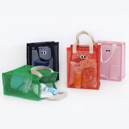 Googly Eyes Mesh Shopper Bag