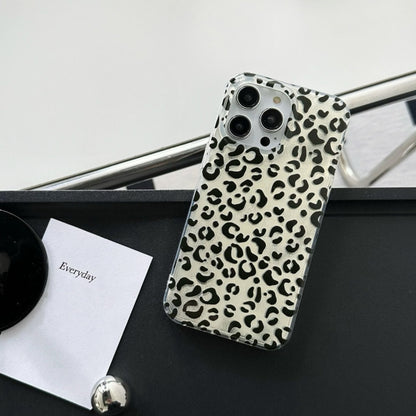 Full view of Printed Leopard Case. Soft-touch finish with a striking high-contrast animal print design.